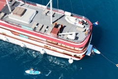 Paddleboards availabel for guest use.