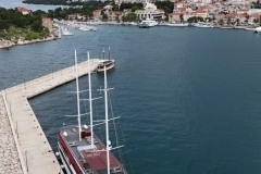 Voyage docked at the pier.