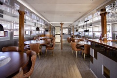 Voyage's interior lounge