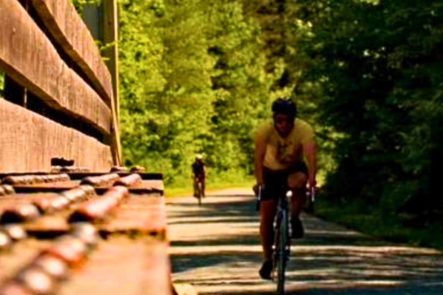 Québec’s P’tit Train du Nord (Little Train of the North) Cycling Tour